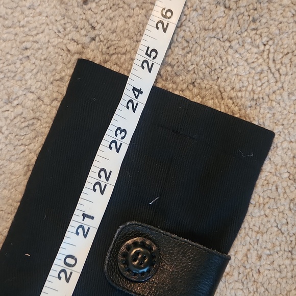 Mackage Black Jacket With Leather Trim - Picture 13 of 16